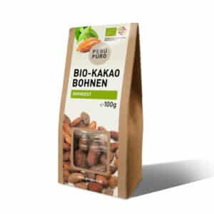 Produktfoto Rohkost Bio-Kakaobohnen von PERÚ PURO, rohe Kakaobohnen Rohkost raw