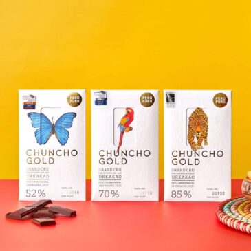 Kennenlernpaket Chuncho Gold Grand Cru: je eine Tafel 52%, 70%, 85%